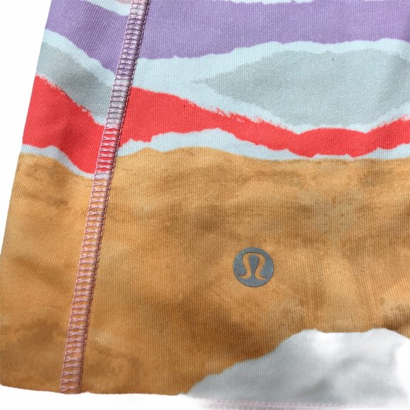 Lululemon Spaghetti Strap Tank Top Purple Orange S - Picture 4 of 8